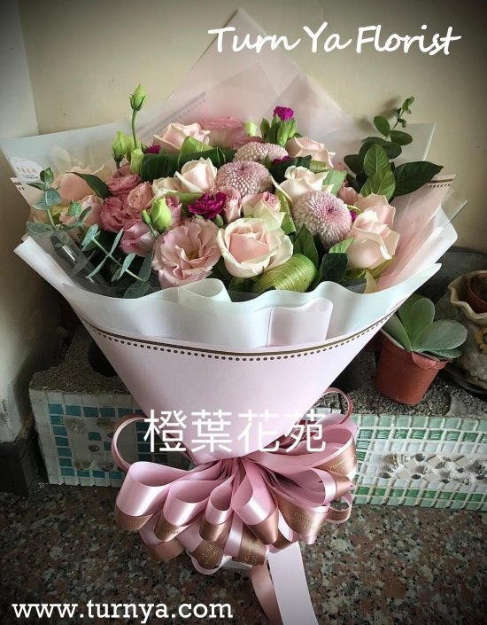 七夕情人節花束精選 斗六花店橙葉花苑